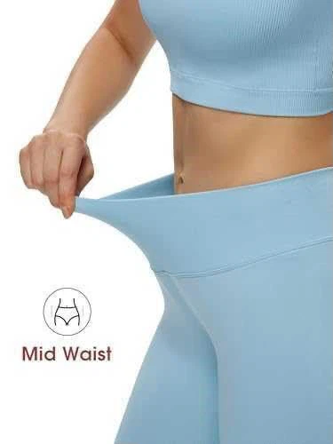 NANJI Light Blue Activewear Leggings Size L - photo 4