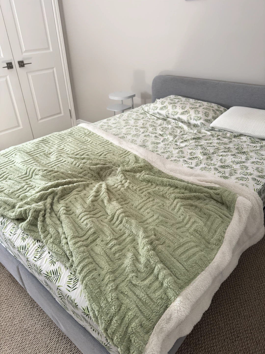 IKEA SLATTUM Upholstered Bed Frame - Queen