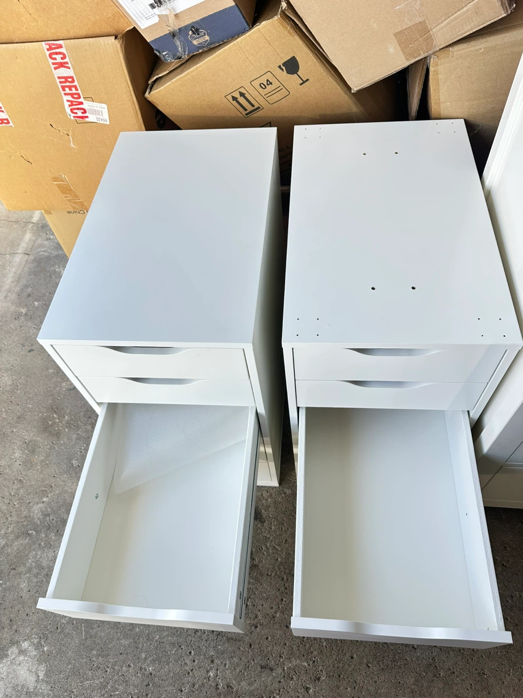 Two IKEA Alex Drawer Units - photo 4
