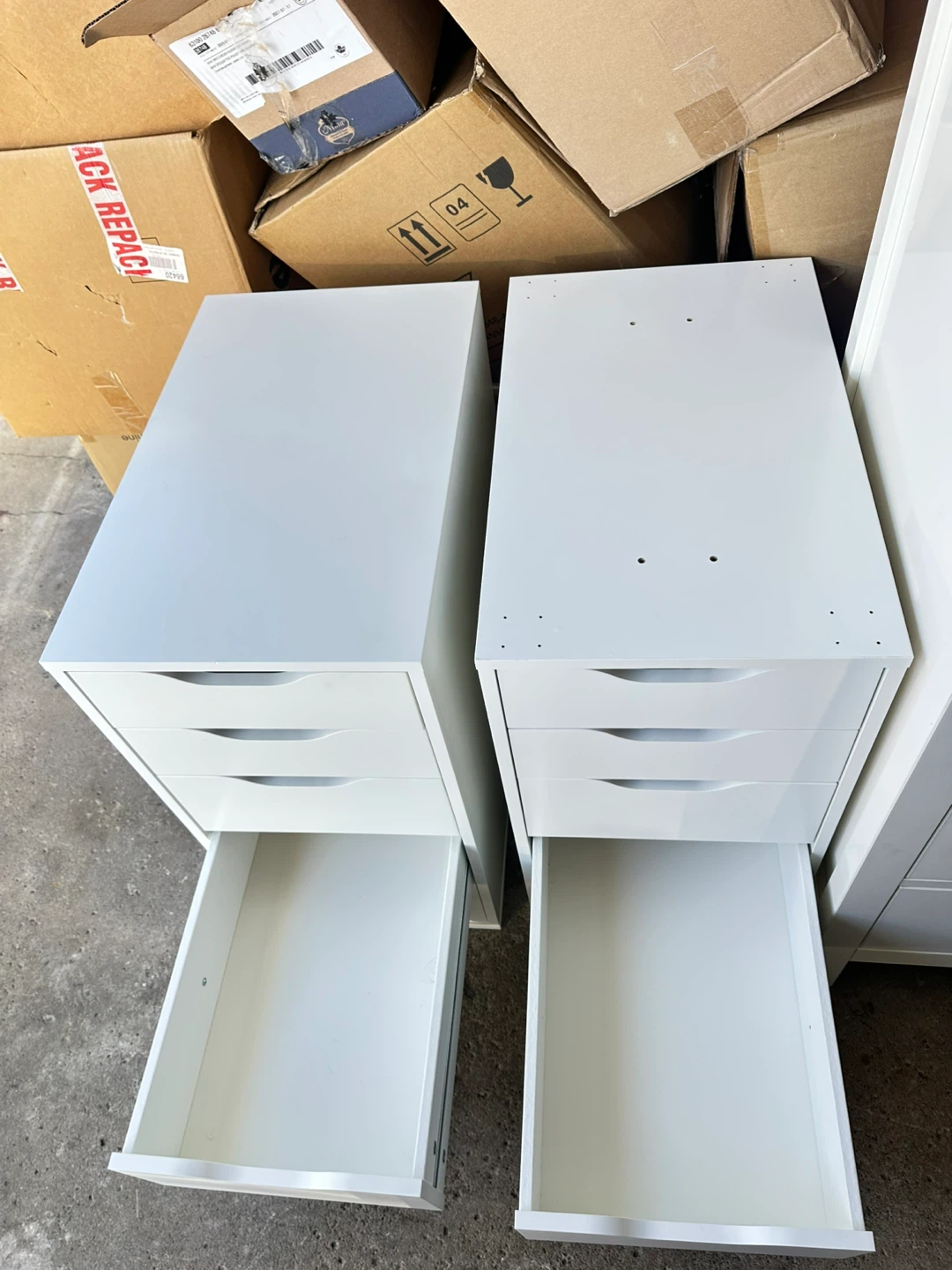 Two IKEA Alex Drawer Units - photo 5