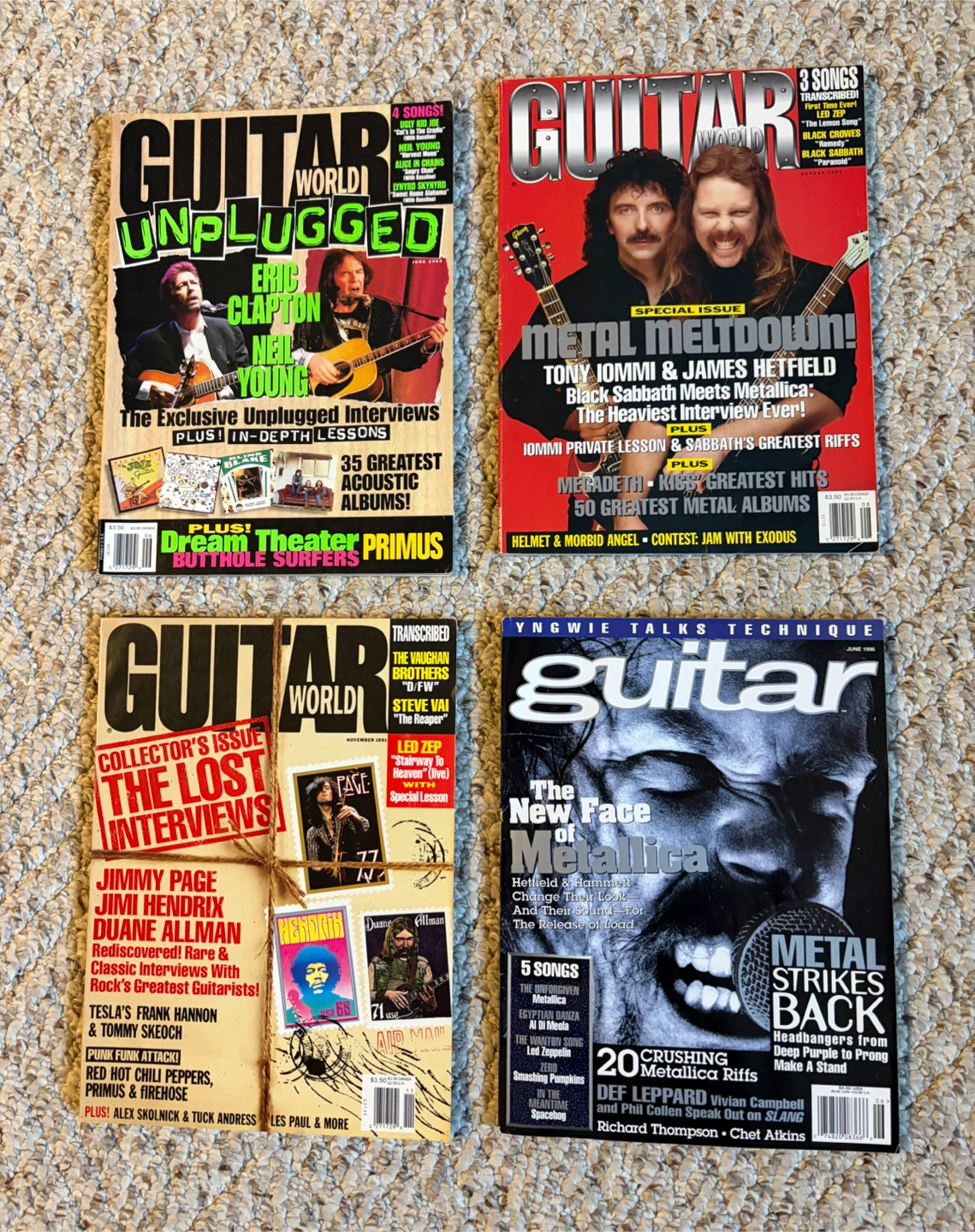 Guitar magazines & Metallica guitar tabs - photo 3