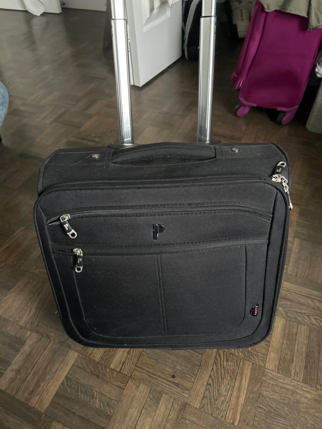 Small carry-on suitcase
