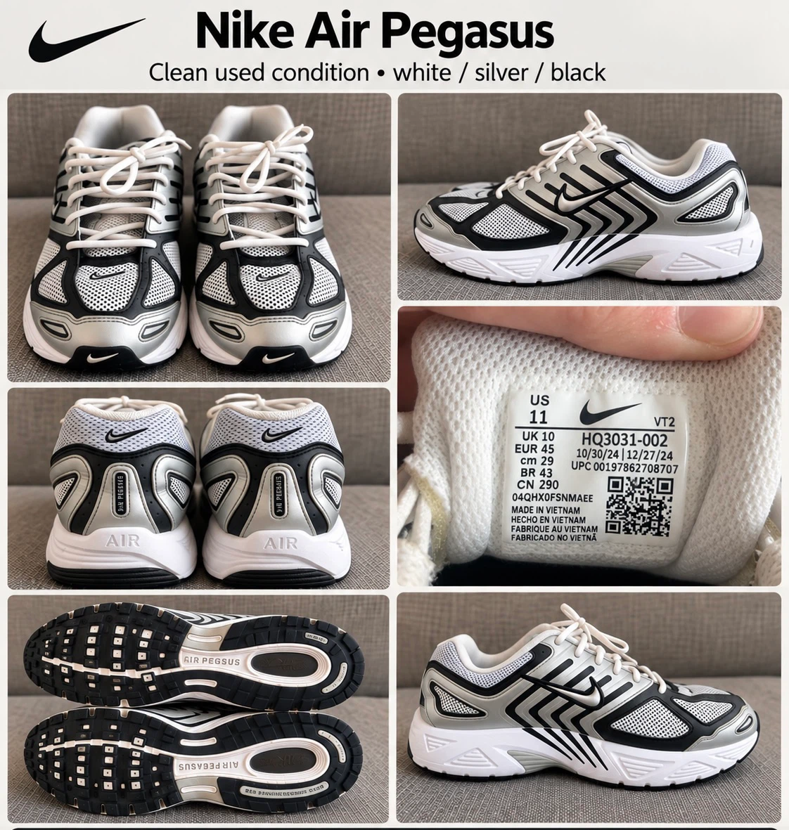 Nike Air Pegasus – Men’s Size 11