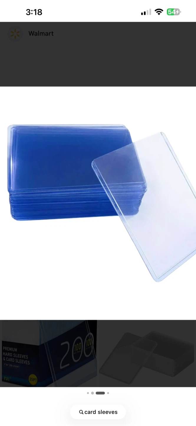 SELLING Hard Card Sleeves   42 PCS SLEEVES - photo 2