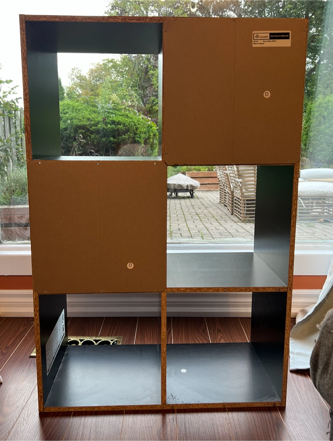 Black Sauder 6-Cube Storage Shelf - photo 4