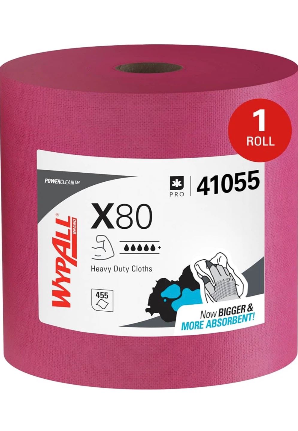 WypAll® PowerClean™ X80 Heavy Duty Cloths - New