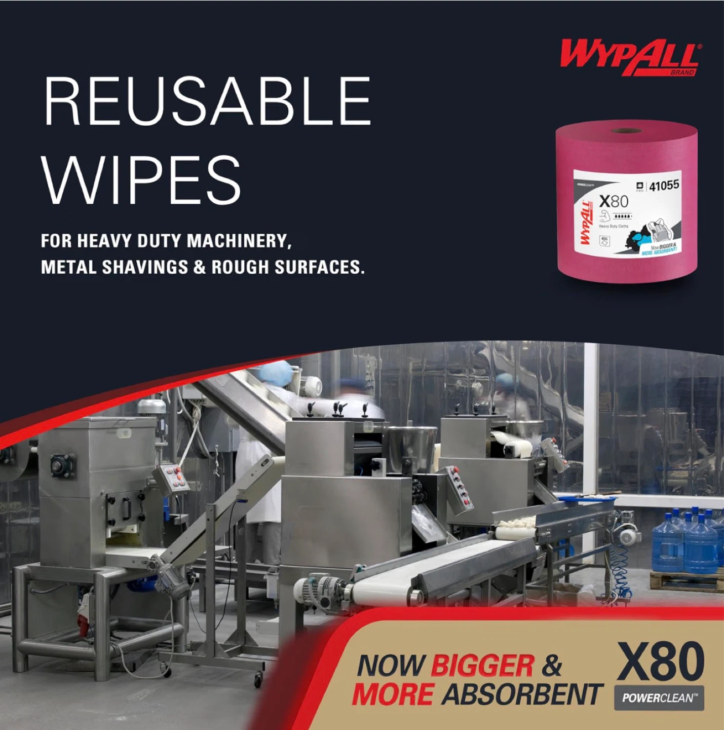 WypAll® PowerClean™ X80 Heavy Duty Cloths - New - photo 4