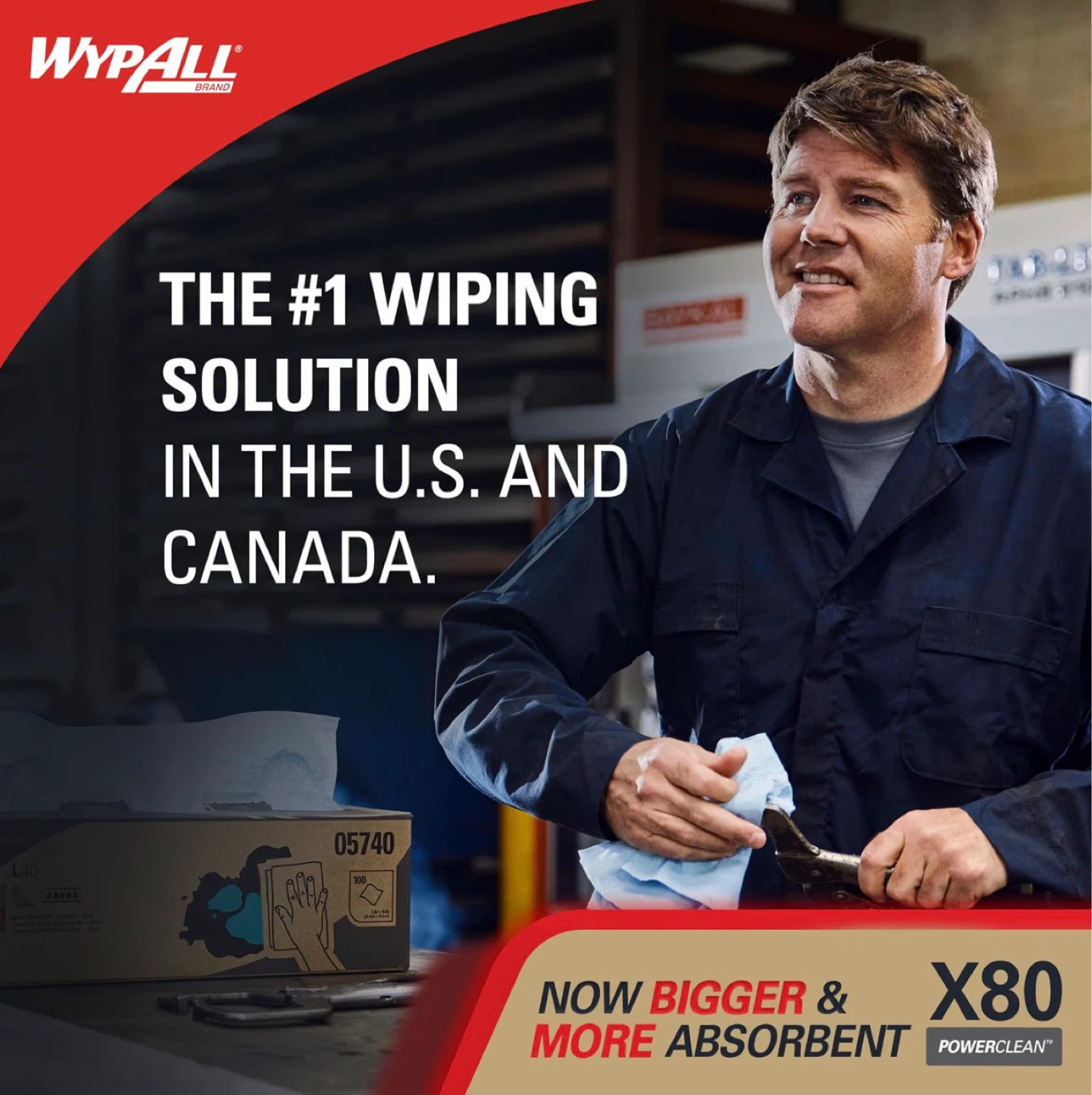 WypAll® PowerClean™ X80 Heavy Duty Cloths - New - photo 2
