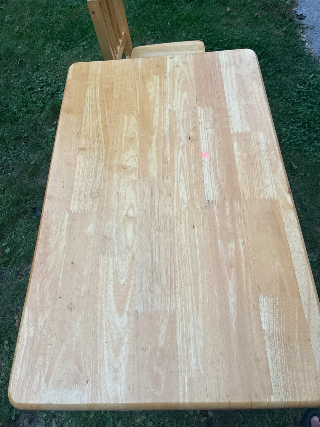 Wooden table and chair set - photo 3