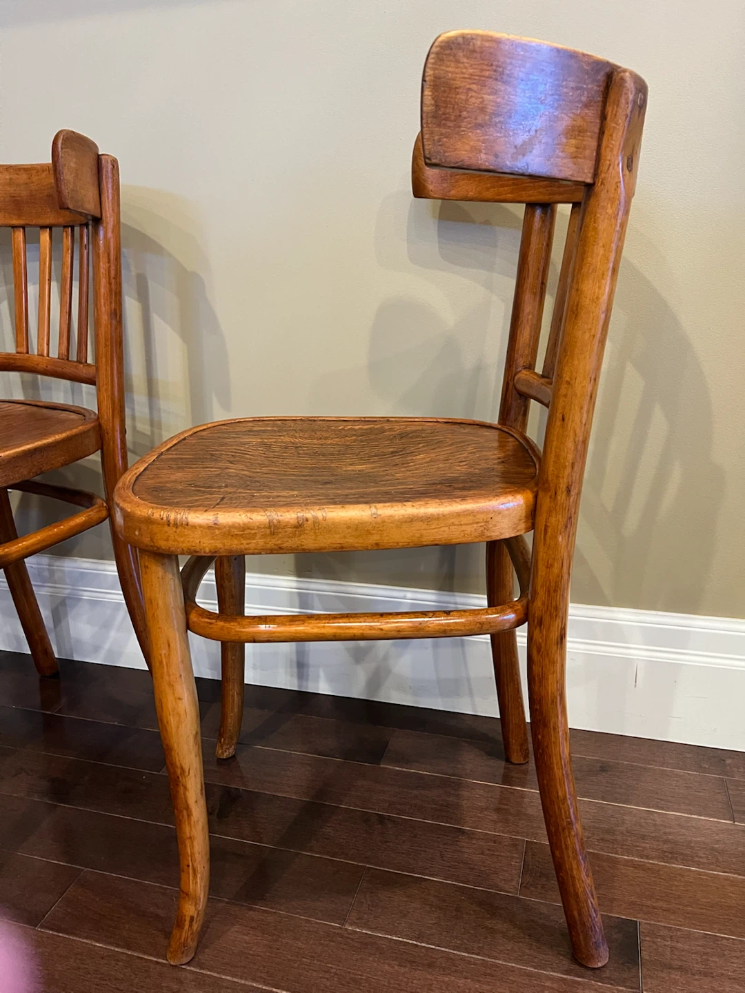 Antique European Bentwood Bistro Chairs - photo 2