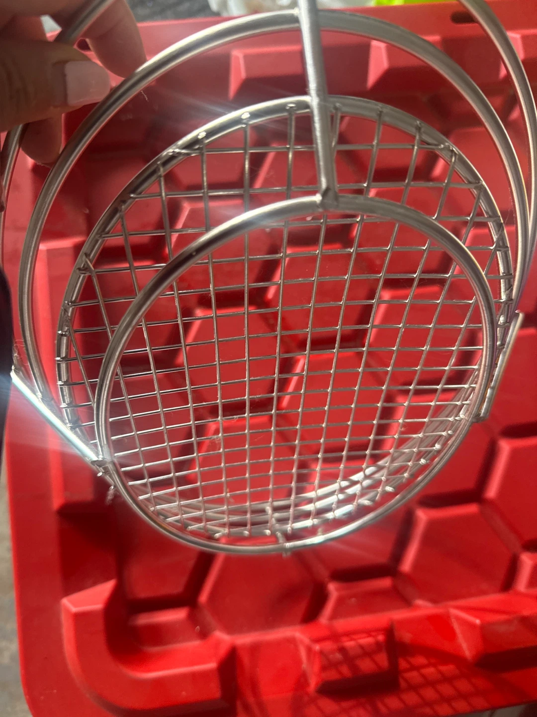 21 Multipurpose Stainless Steel Wire Serving Baskets - photo 2