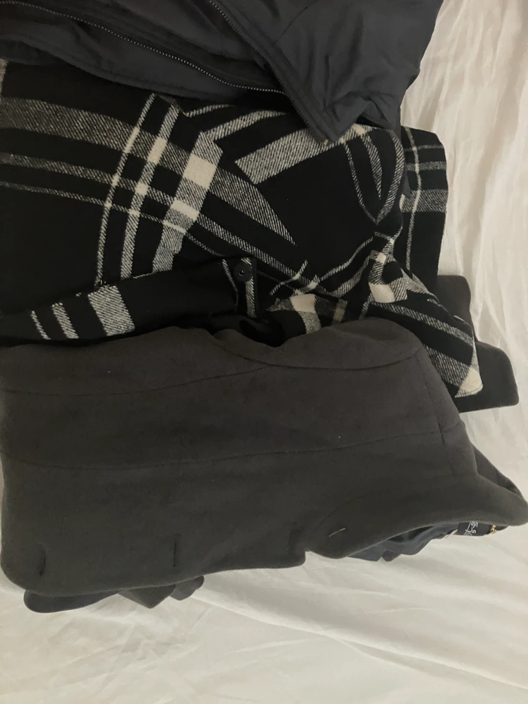 Assorted winter clothing items