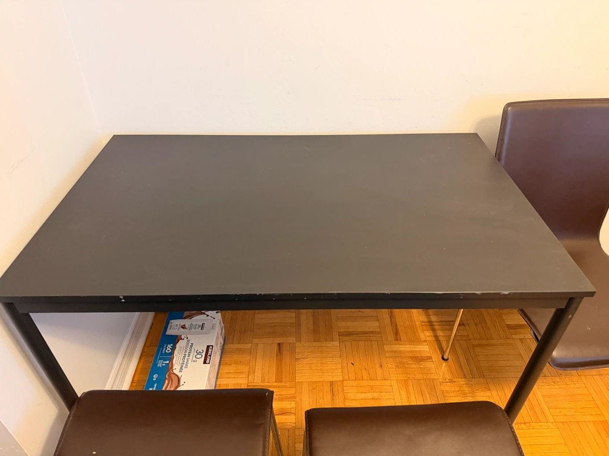 IKEA Linnmon/Adils Table with Three Chairs - photo 2