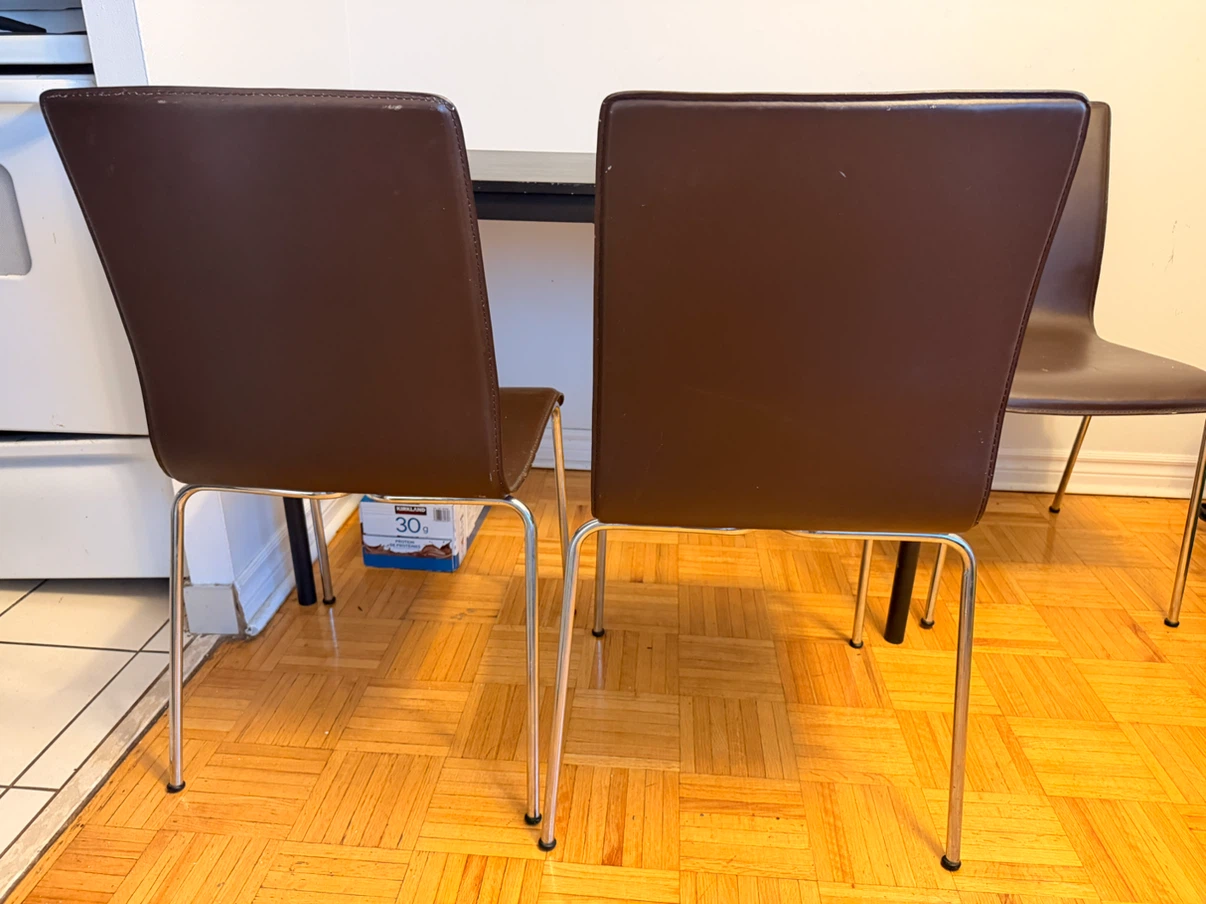 IKEA Linnmon/Adils Table with Three Chairs - photo 3