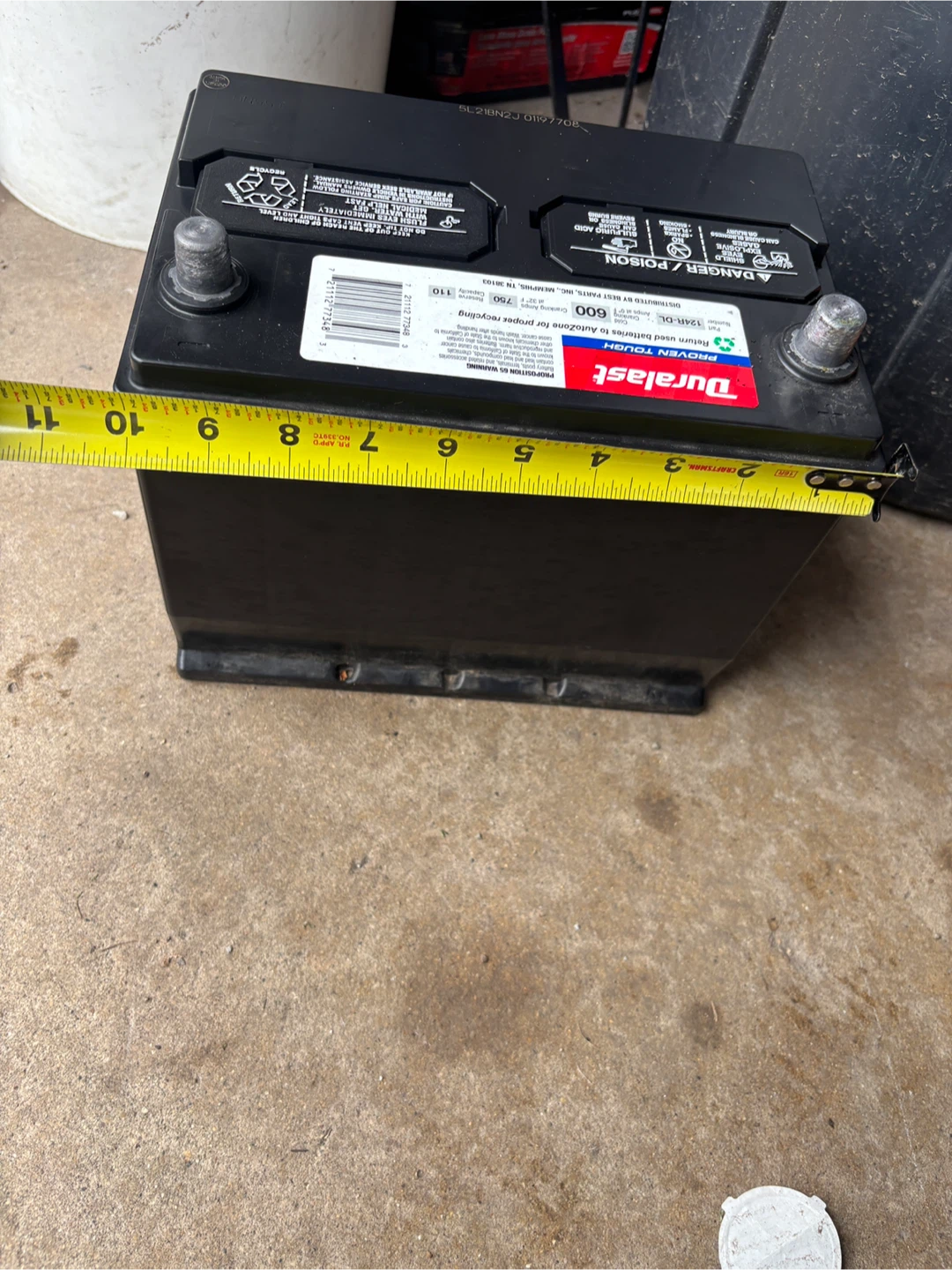 Duralast 124R-DL Car Battery - photo 2