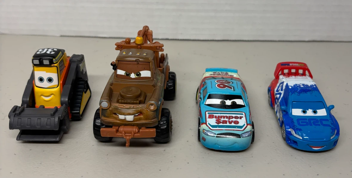 Set of 4 Disney Pixar Cars Die-Cast Vehicles