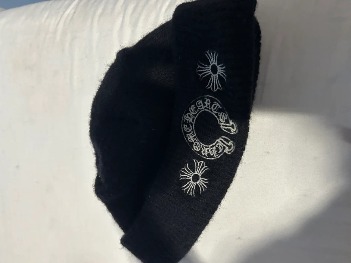 Chrome Hearts Black Beanie - photo 2