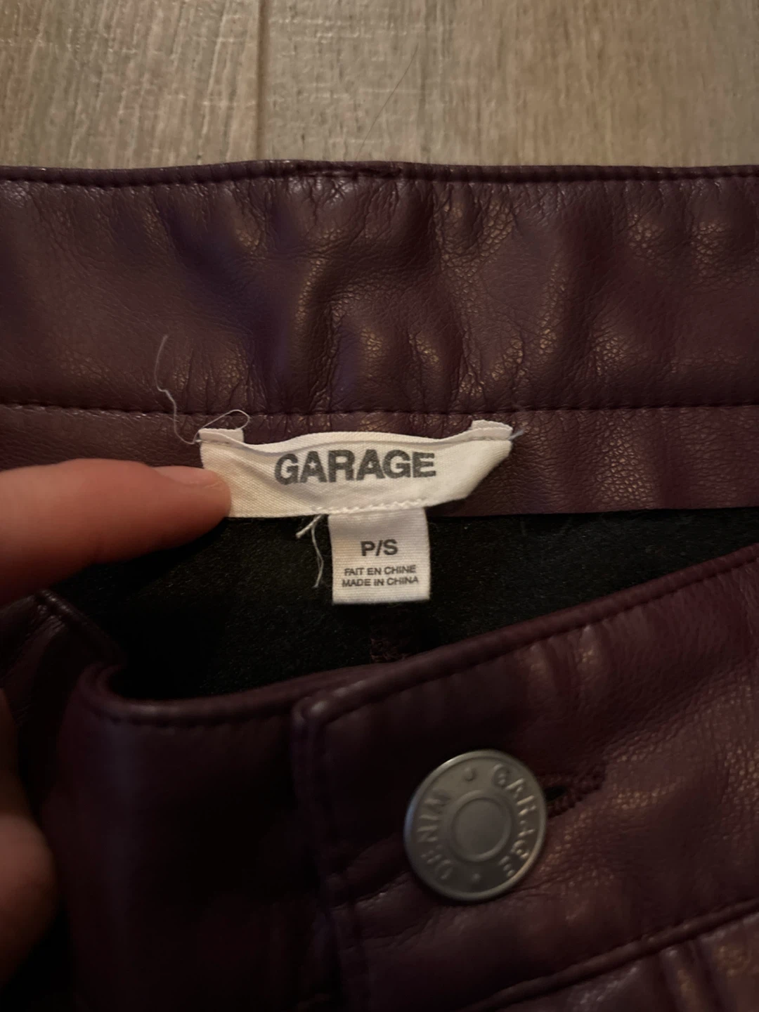 Zara and Garage Faux Leather Pants - photo 5