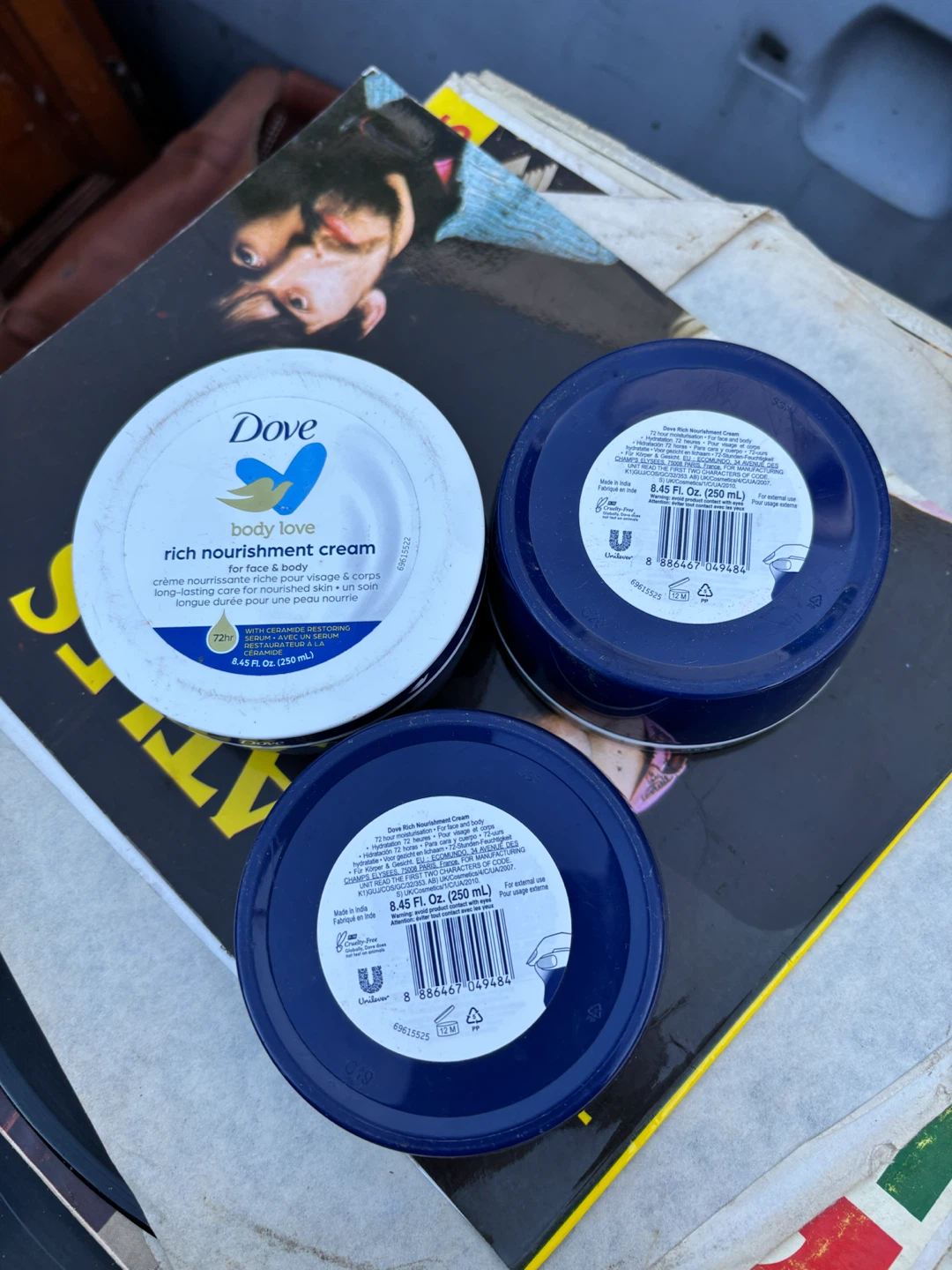 3 Dove Body Love Rich Nourishment Creams - photo 2