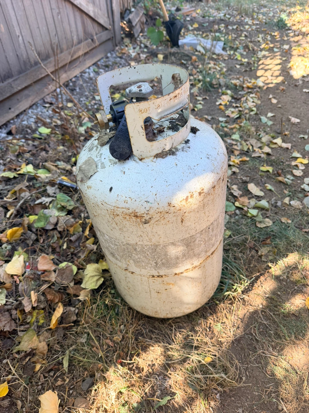 Empty Propane Tank