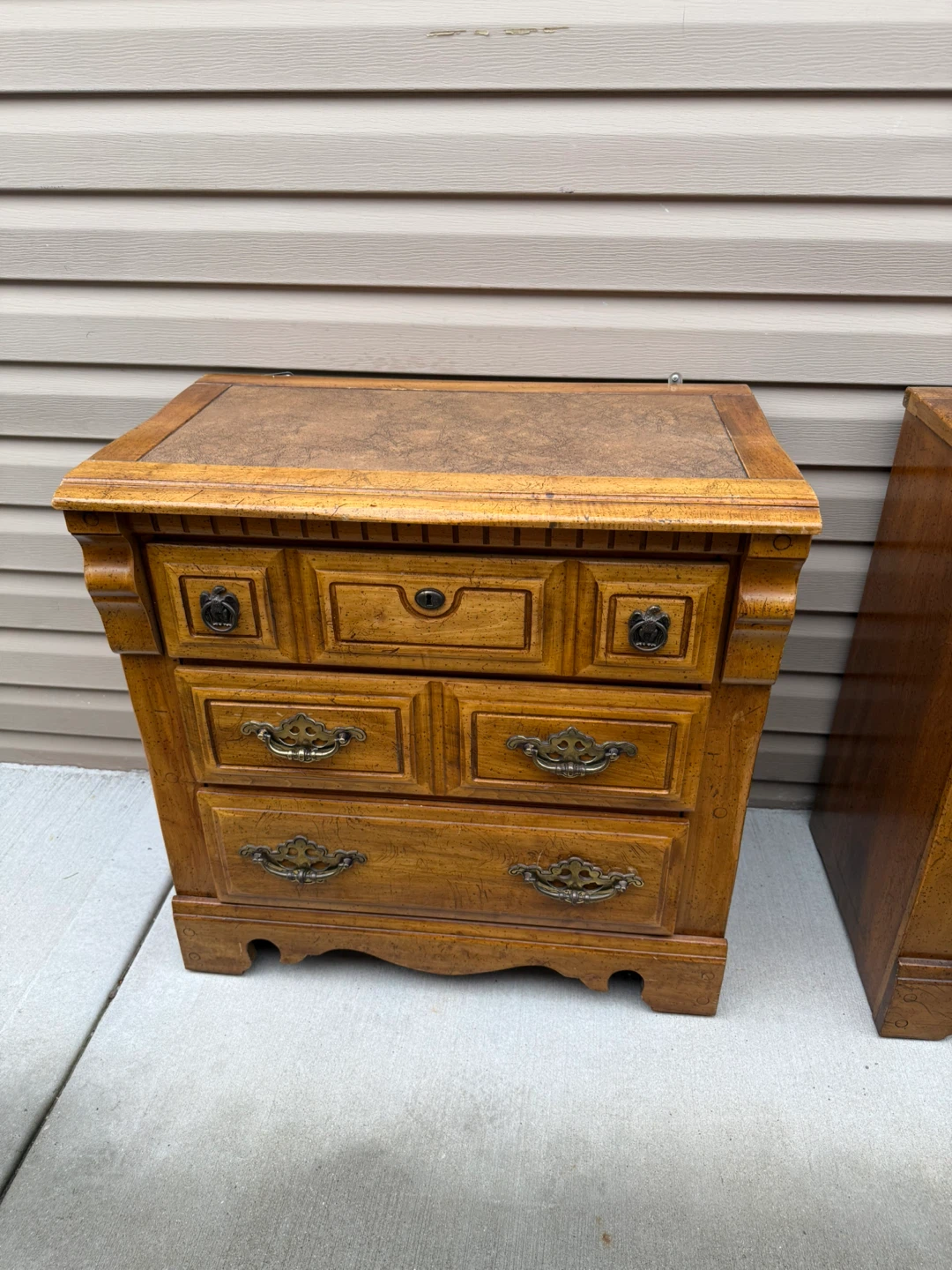 Vintage Wooden dresser set - photo 3