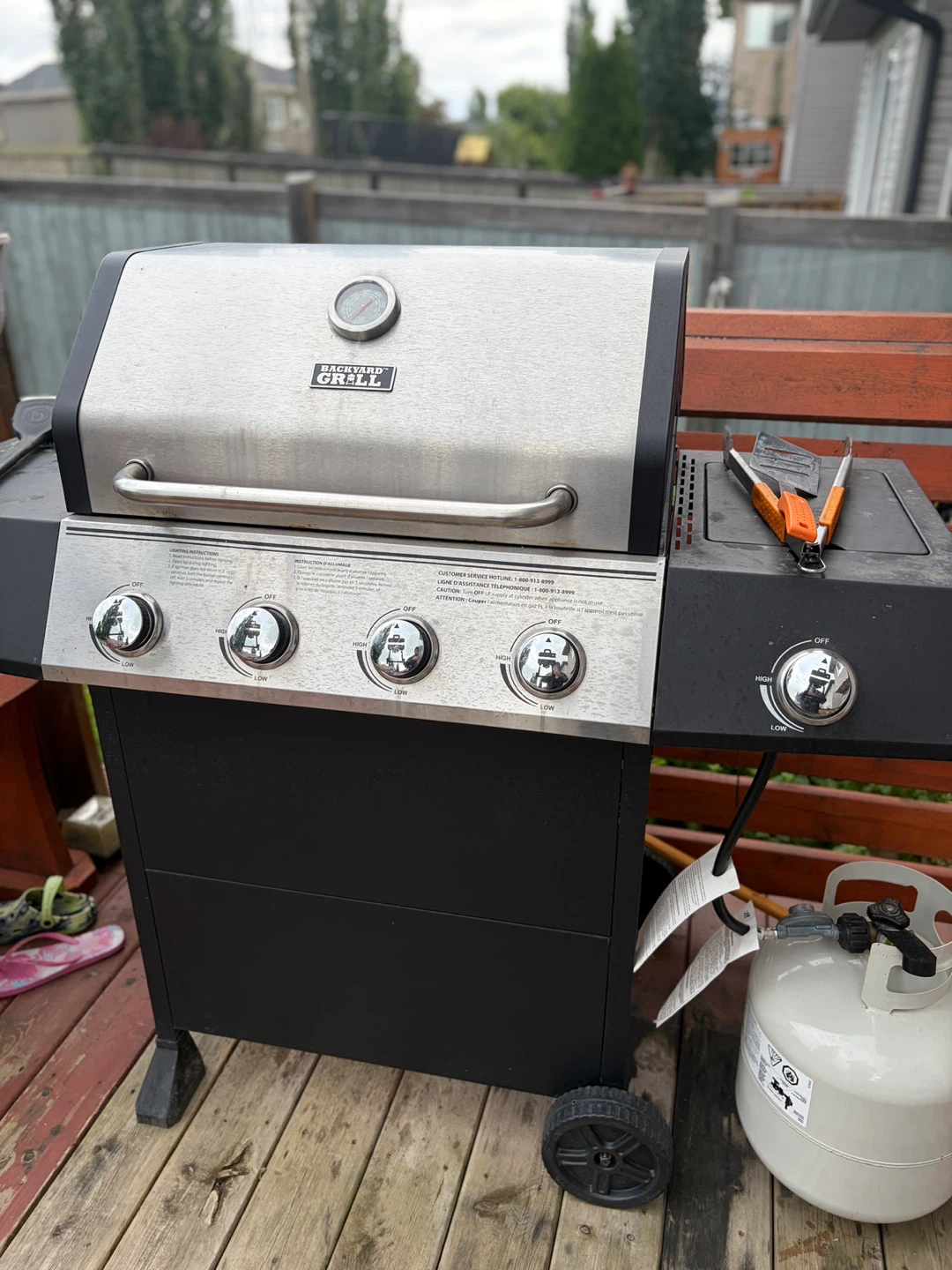 Backyard Grill 4-Burner Propane BBQ