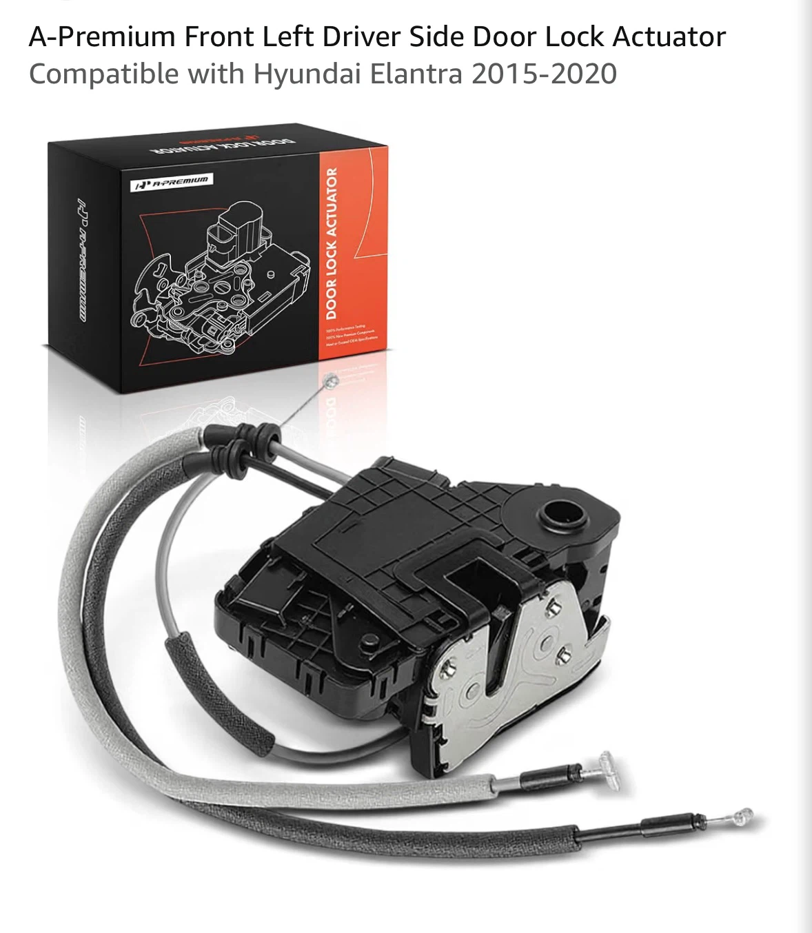 A-Premium Front Left Door Lock Actuator for Hyundai Elantra