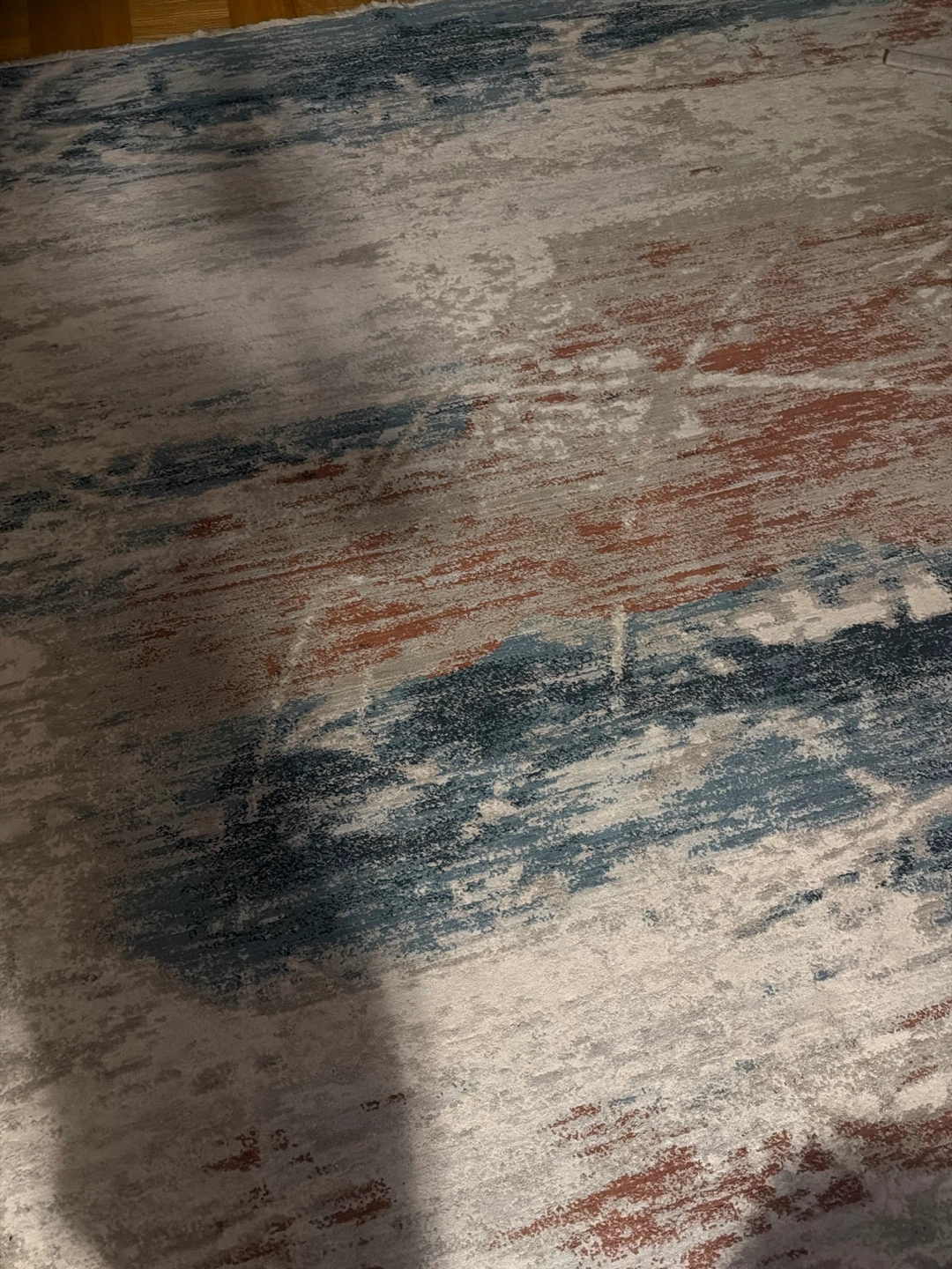 Abstract patterned area rug - photo 2