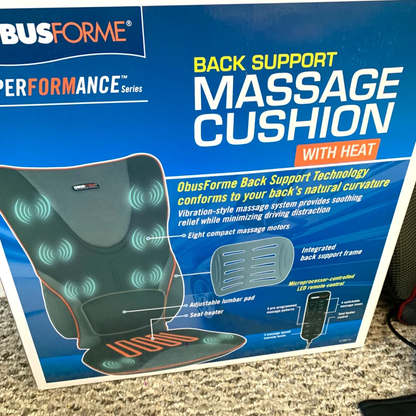 Heated Massage Cushion Back Massager Chair Car Seat Pad - photo 2