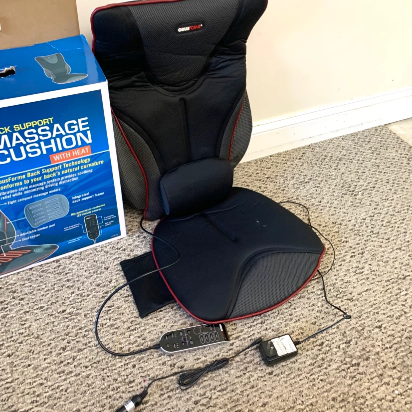 Heated Massage Cushion Back Massager Chair Car Seat Pad - photo 3