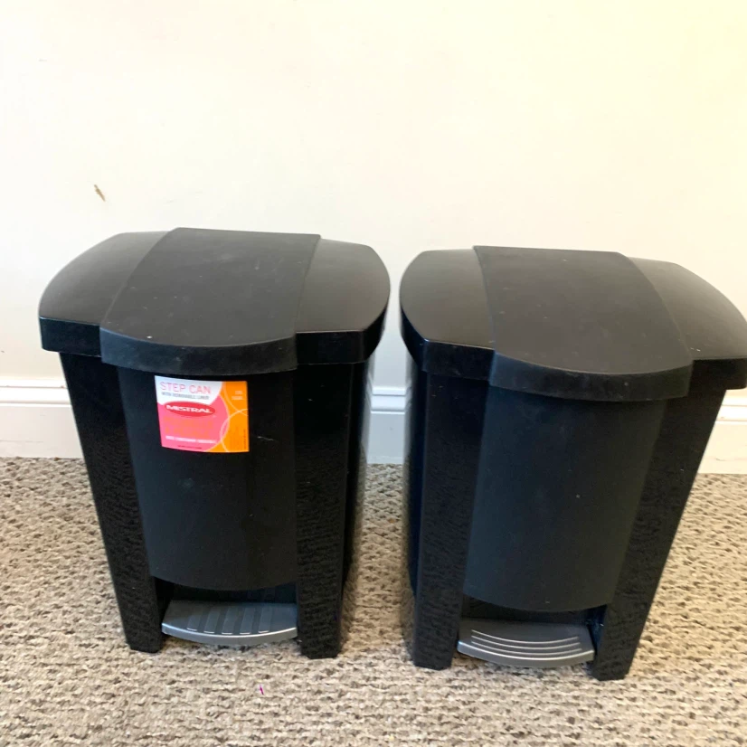 2 Step Trash Cans Garbage Bins Pedal Waste Baskets 19L 5 Gallon - photo 2