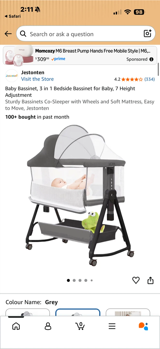 Baby -  3-in-1 Bedside Baby Bassinet