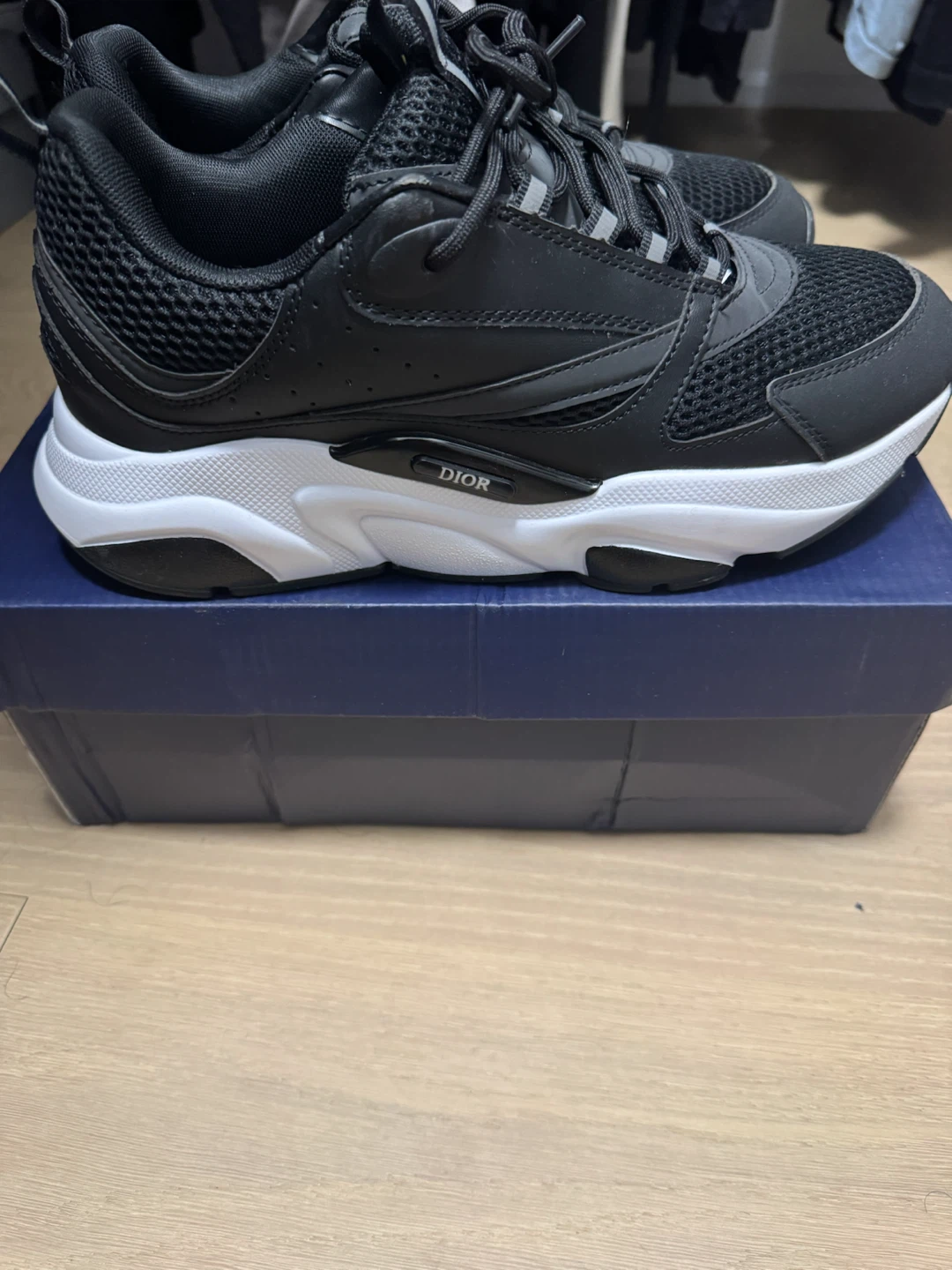 Dior B22 Sneakers Black and white