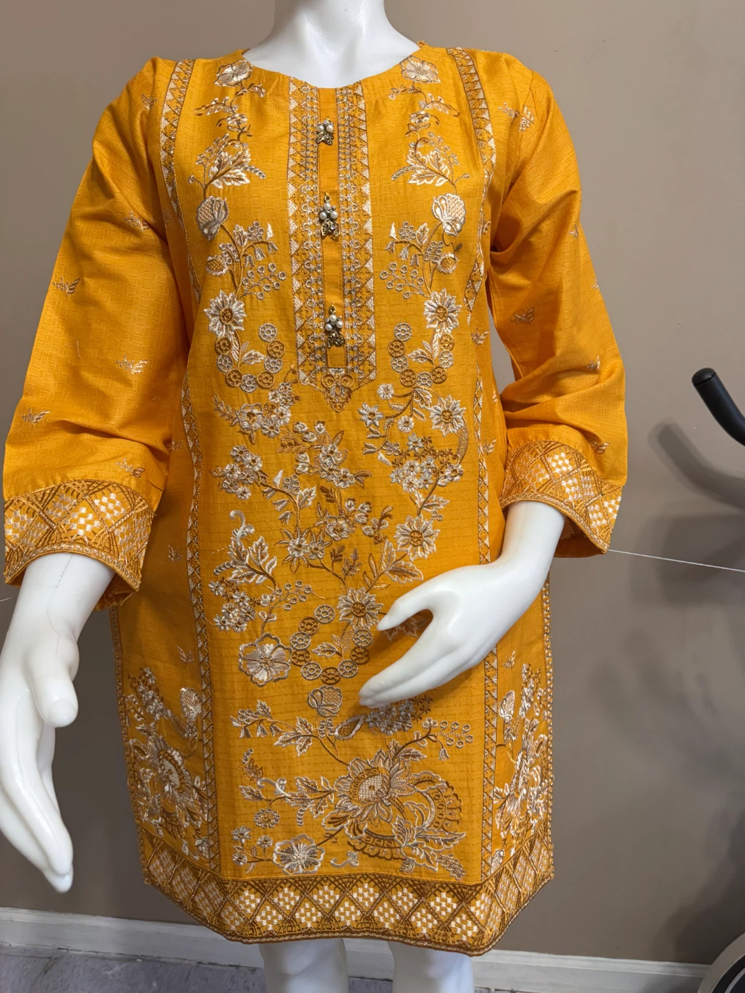 Cotton embroidered kurti /top