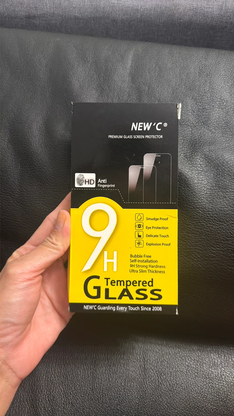NEW'C Tempered Glass Screen Protector for iPhone 16/15 - photo 2