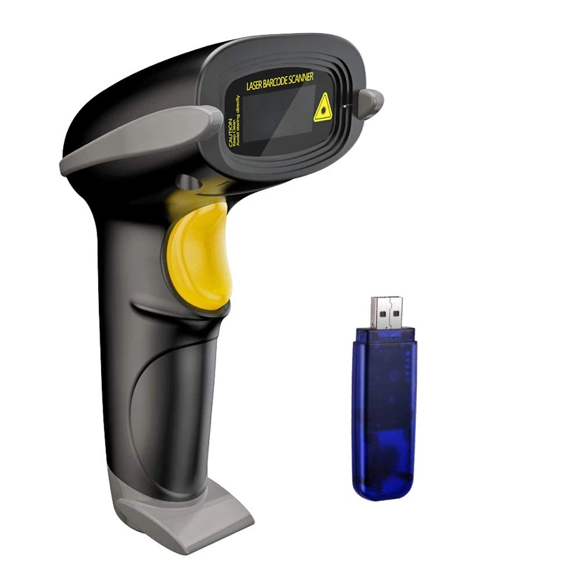 NADAMOO Wireless Barcode Scanner USB Cordless