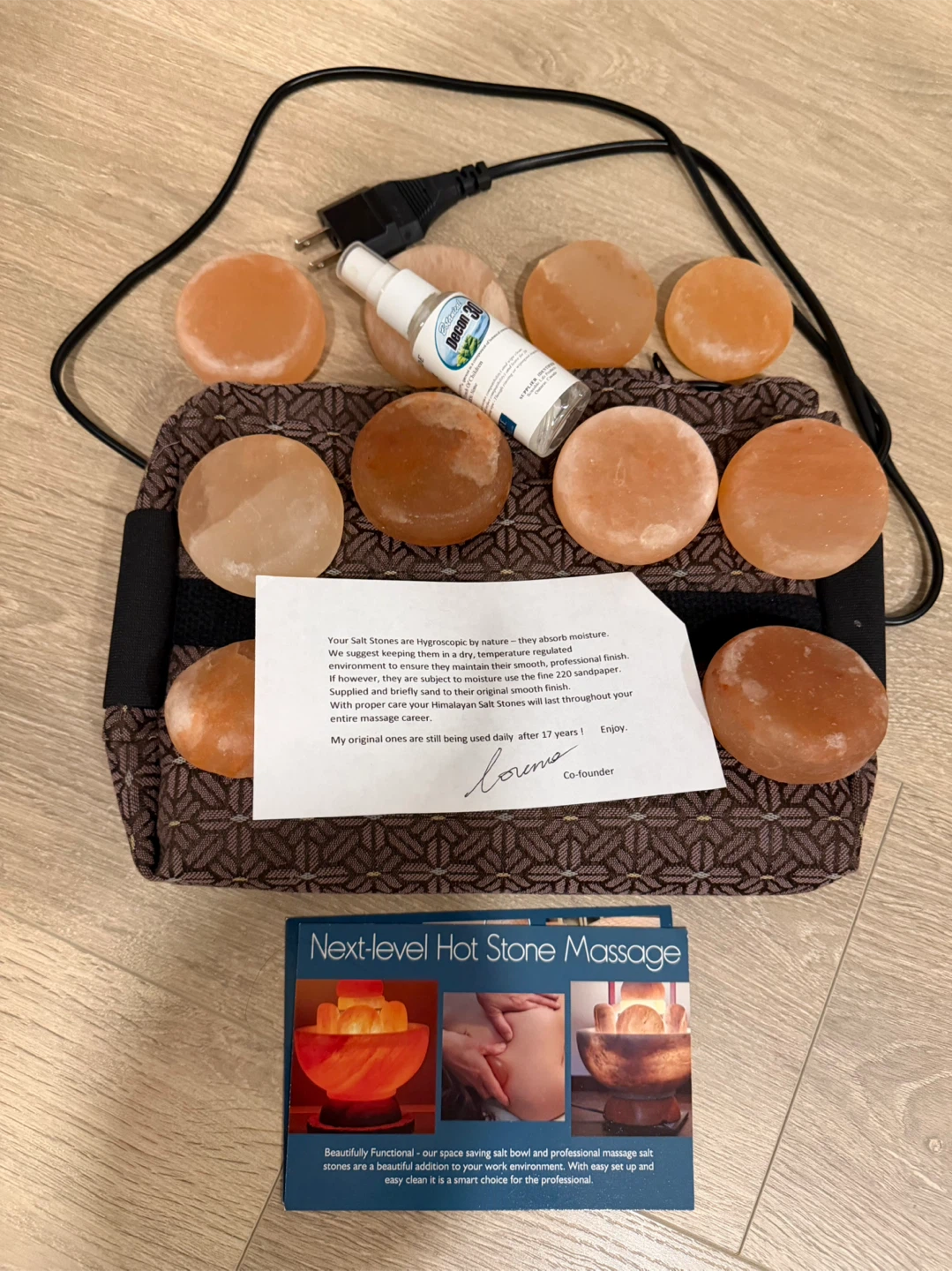 Signature Session Himalayan Salt Stone Massage Travel Bag - photo 2