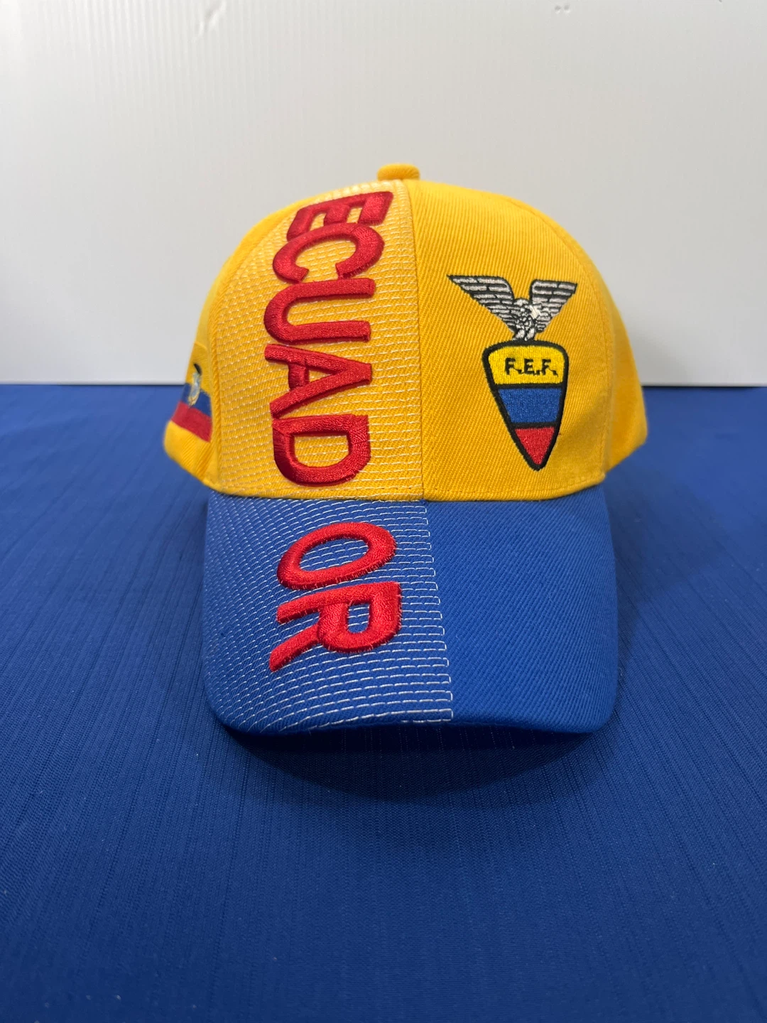 🇪🇨 Ecuador Soccer 3D Embroidered Hat / Cap 🇪🇨