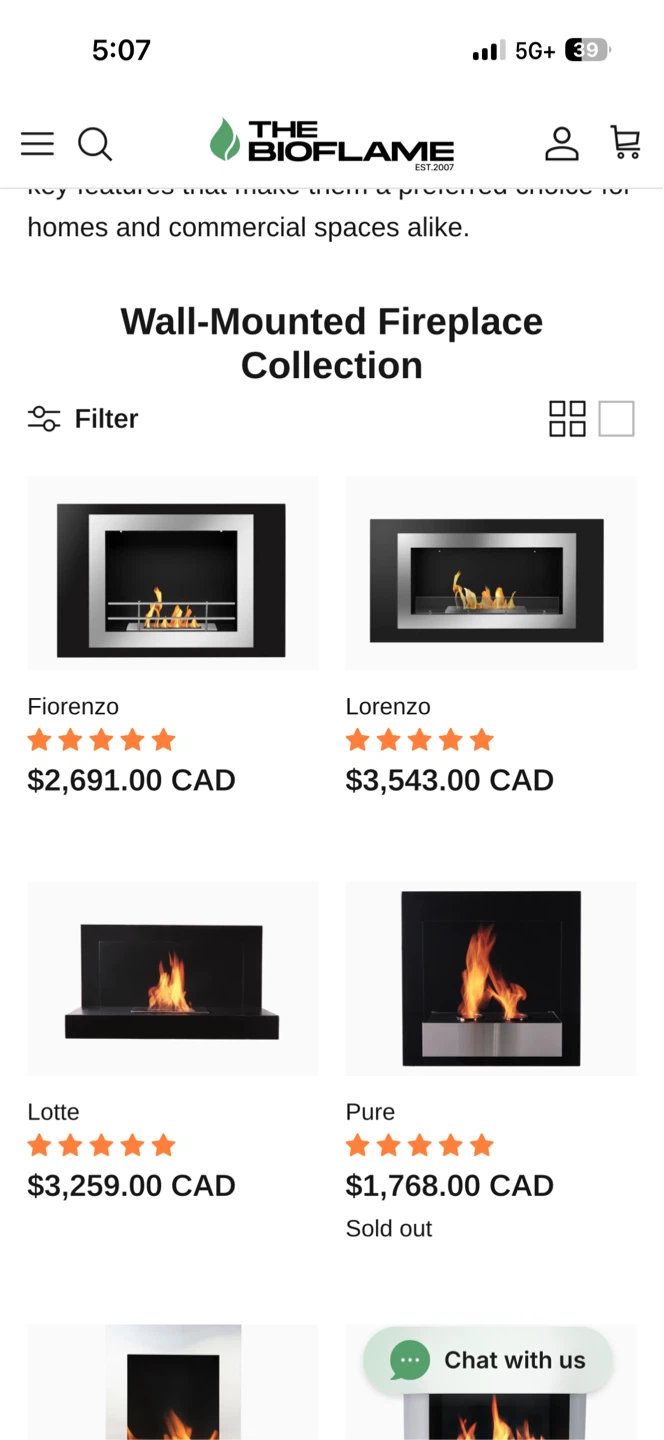 wall-mounted fire place - fiorenzo - photo 4