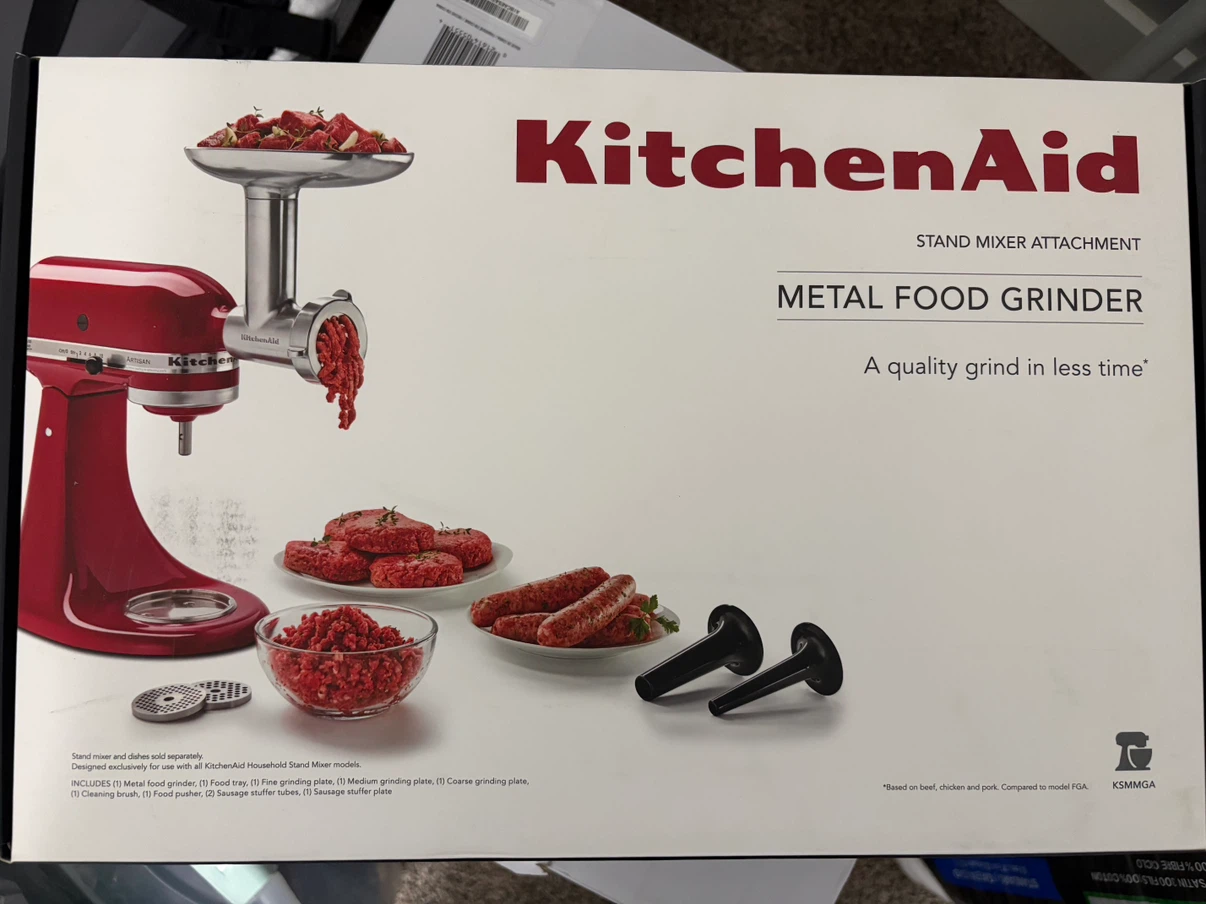 KitchenAid Metal Food Grinder Attachment