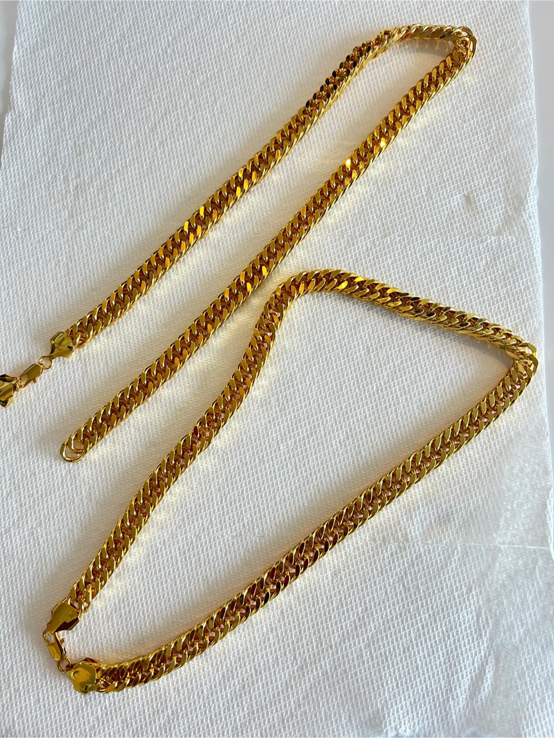 Gold-tone chain necklace