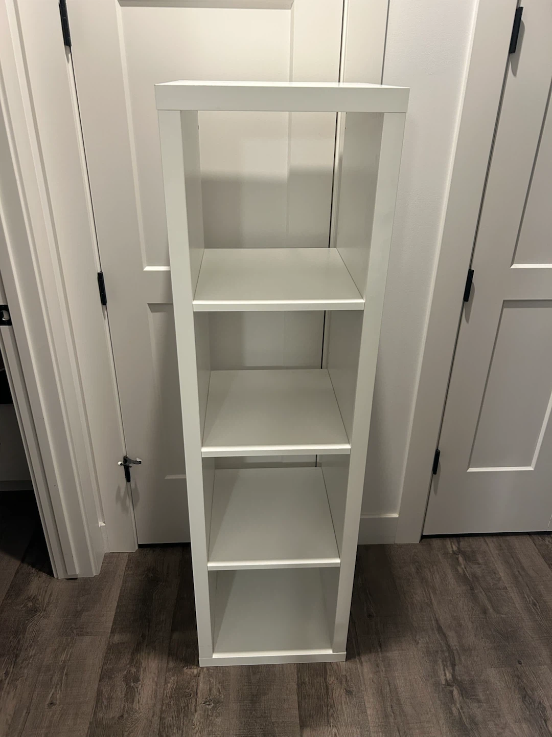 IKEA KALLAX 1x4 shelf in white