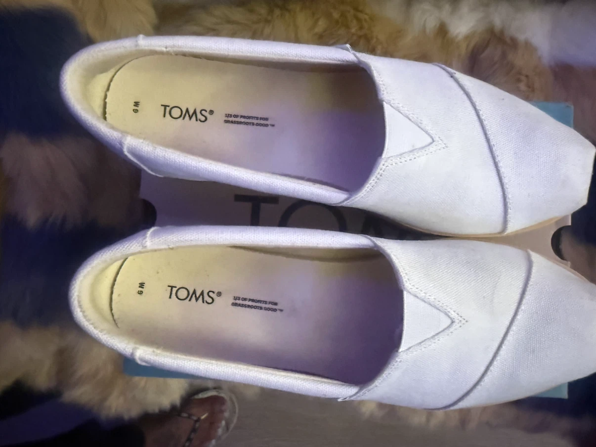 TOMS Platform Slip-On Shoes Women's Size 9