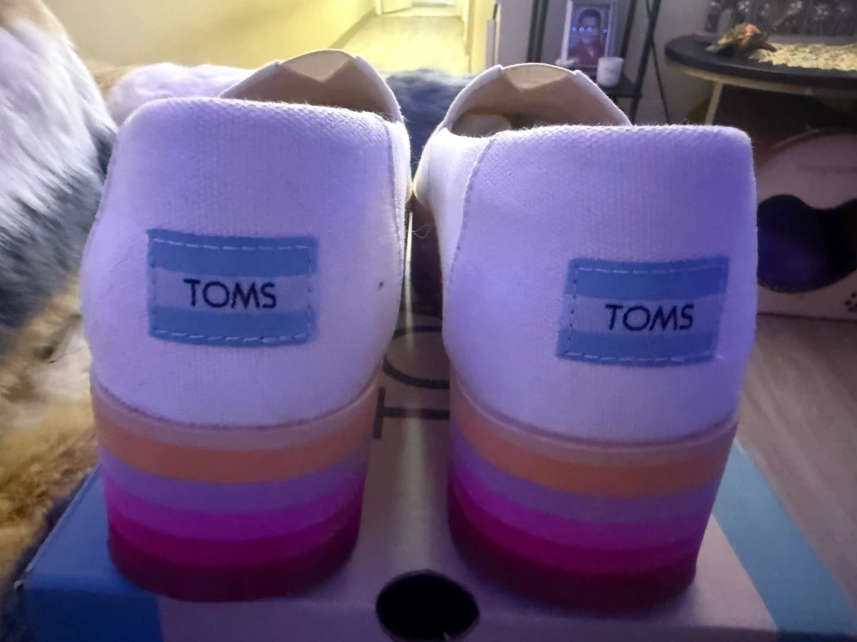 TOMS Platform Slip-On Shoes Women's Size 9 - photo 3