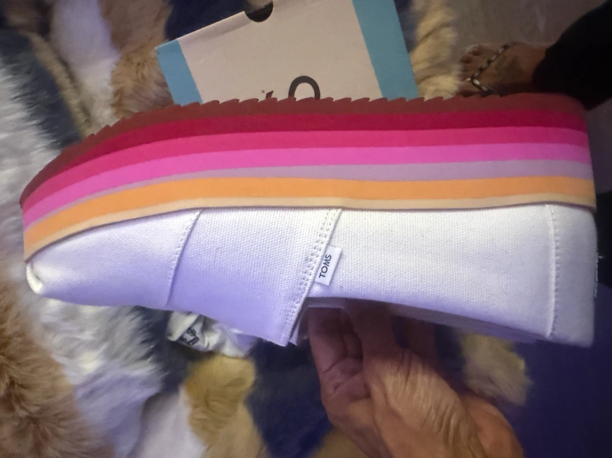 TOMS Platform Slip-On Shoes Women's Size 9 - photo 4