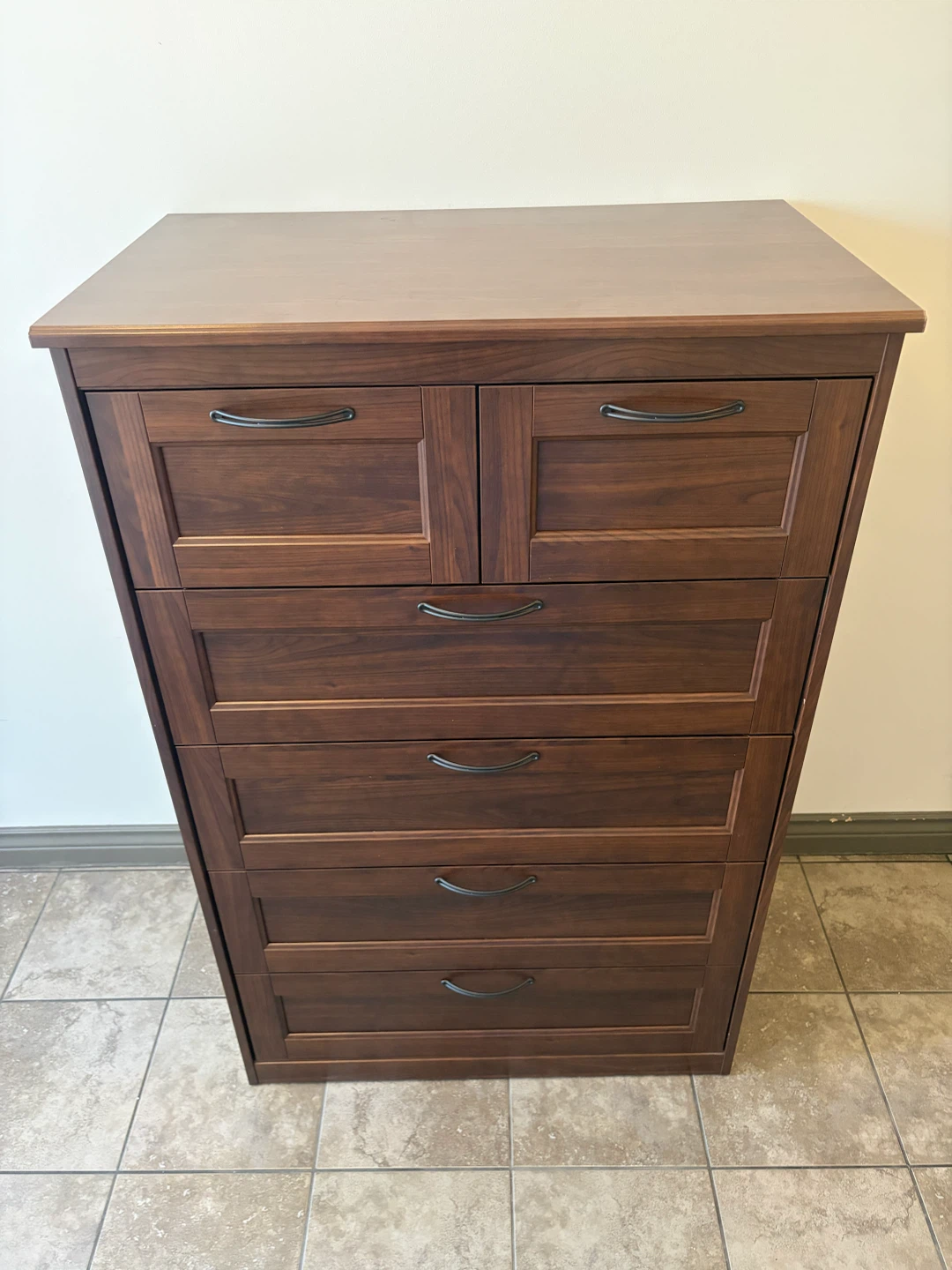 IKEA Brown dresser with 6 drawers