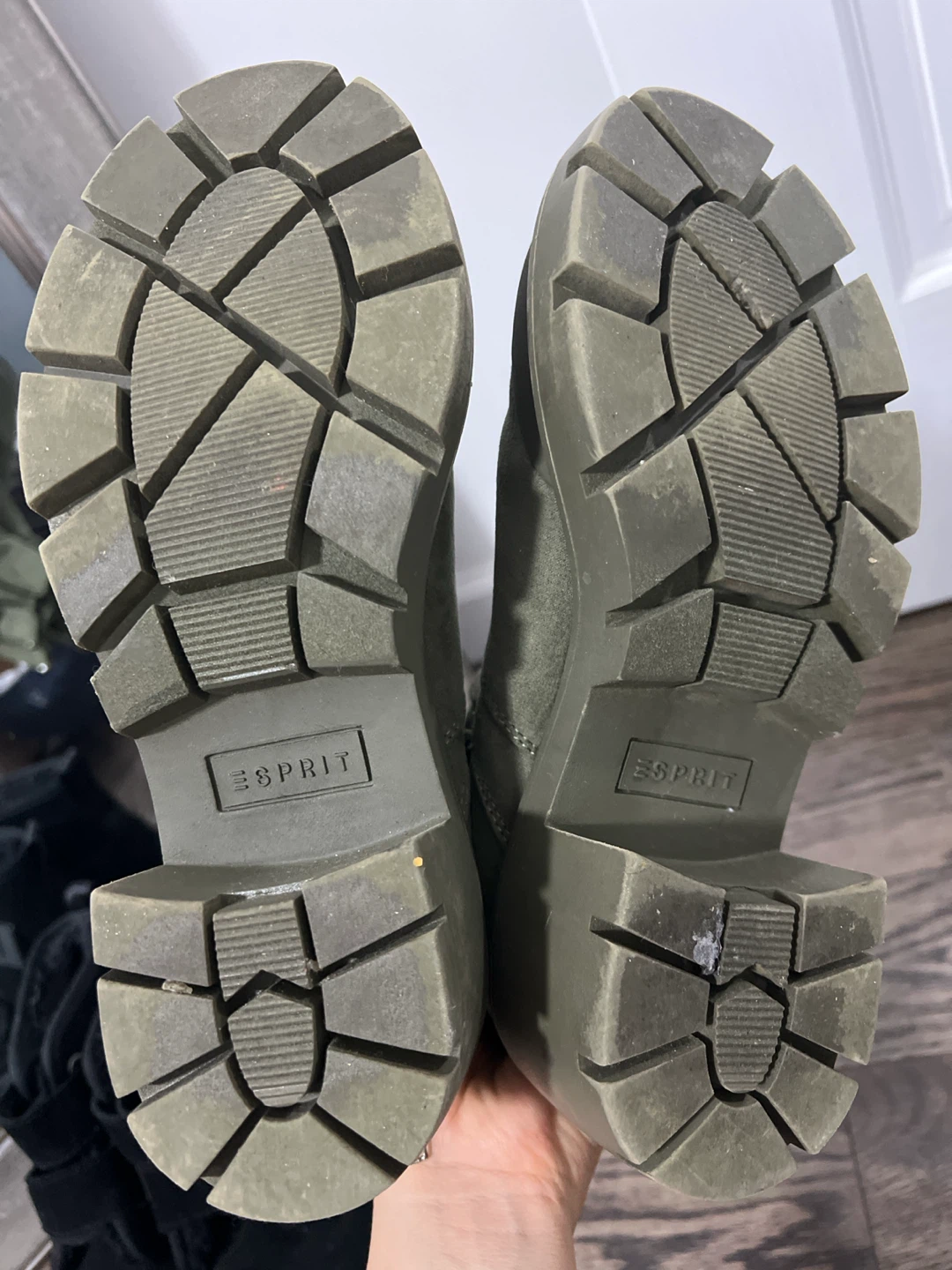 Esprit Elora Olive Ankle Boots Size 7M - photo 2