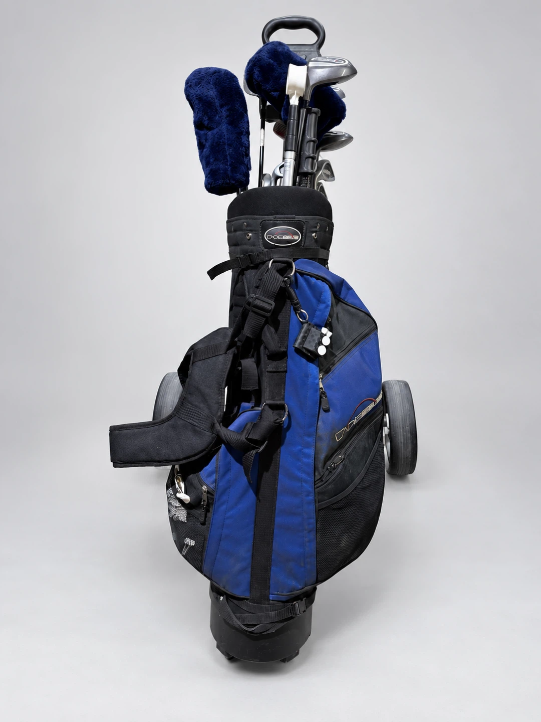 Complete Golf Set – 16 Clubs, Bag, 3-Wheel Cart - photo 2