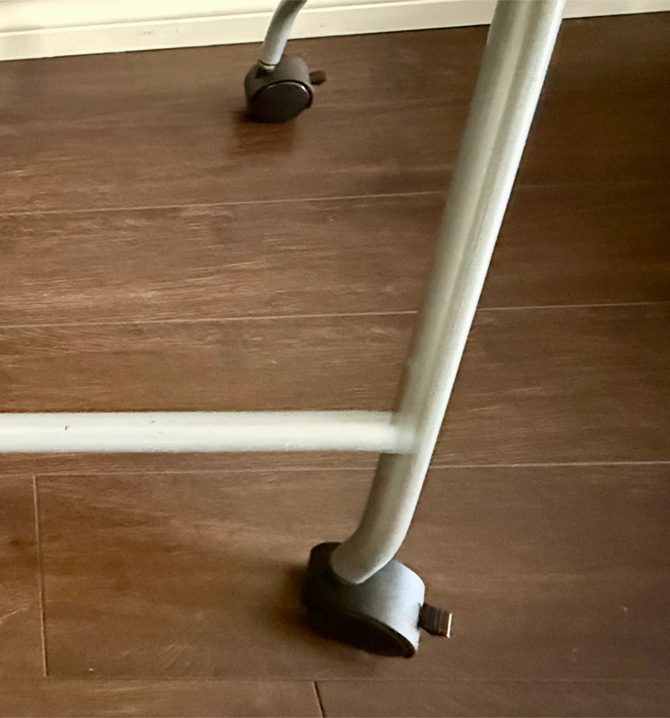 Light Wood Foldable Desk with Casters - photo 5