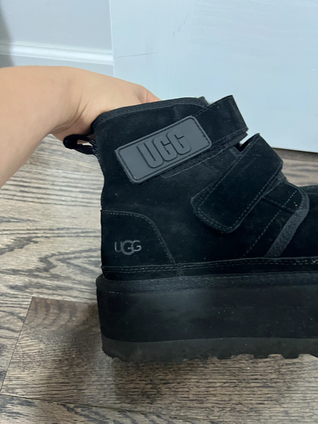 UGG Black Platform Boots Size 7 - photo 2